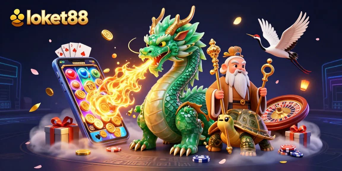 Experience excitement at loket88 with vibrant slot games, dynamic characters, and exhilarating casino elements.