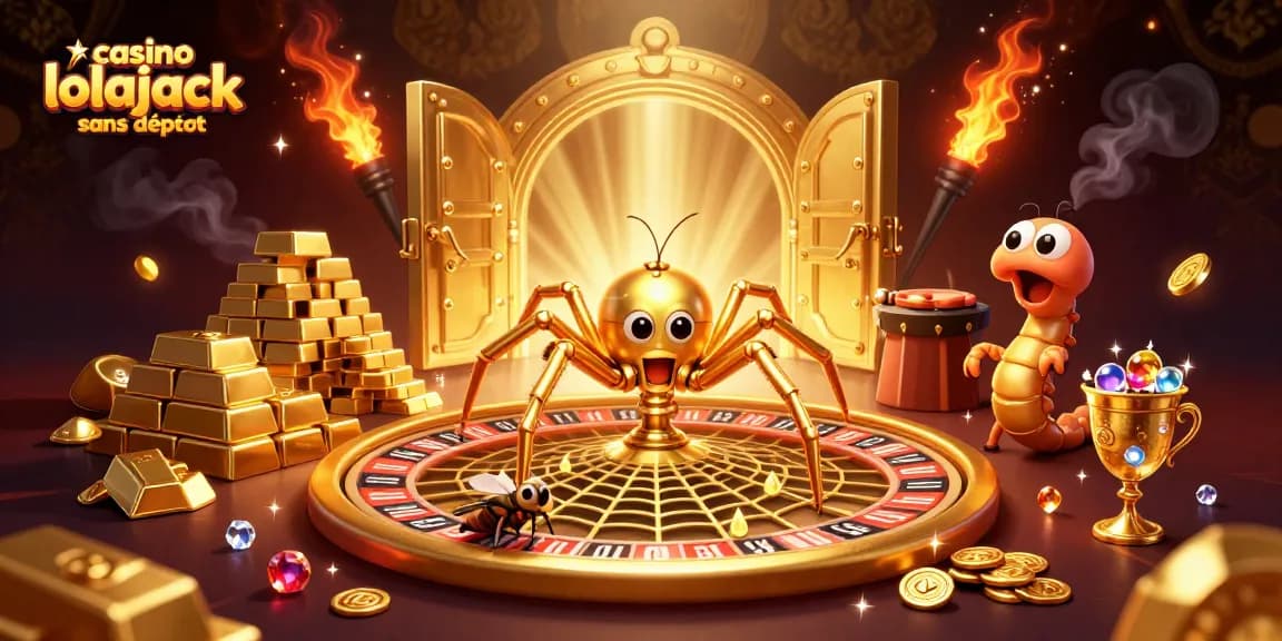 Experience thrilling bets at casino lolajack sans dépôt with vibrant treasures and animated characters.