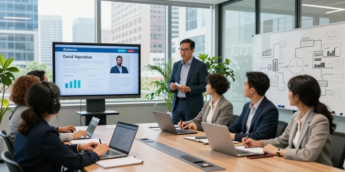 David Vepraskas Atlanta presentation in a professional meeting room