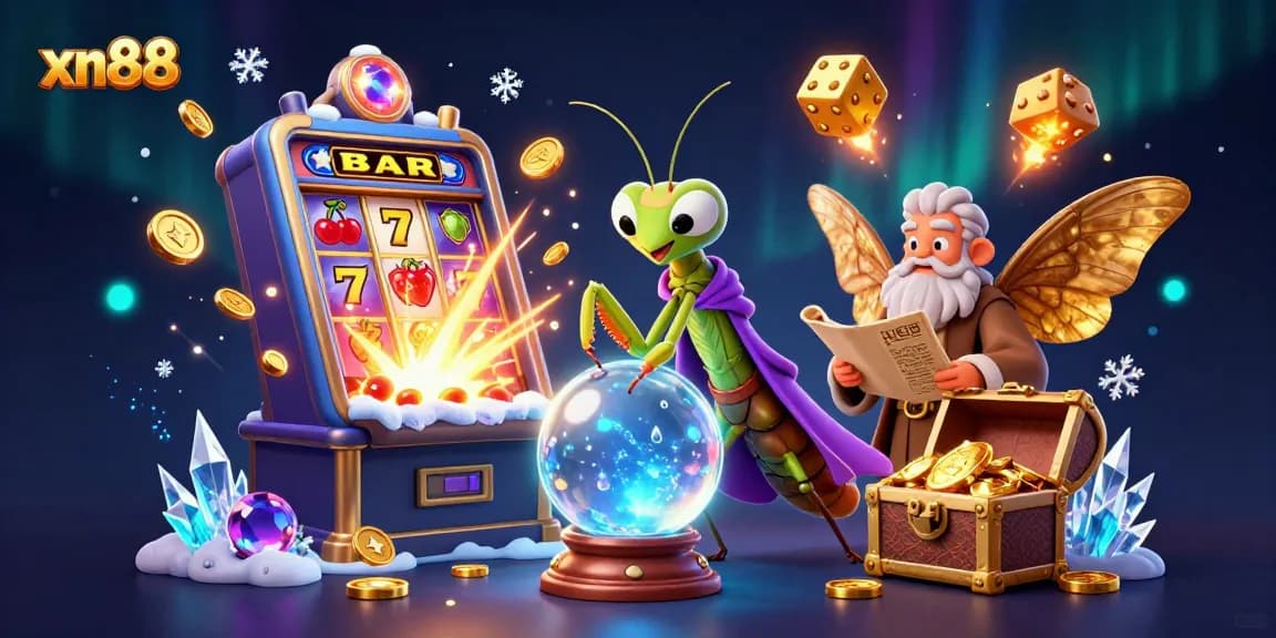 Engage in thrilling casino action with xn88's extravagant slot machine bursting with rewards and 3D characters.