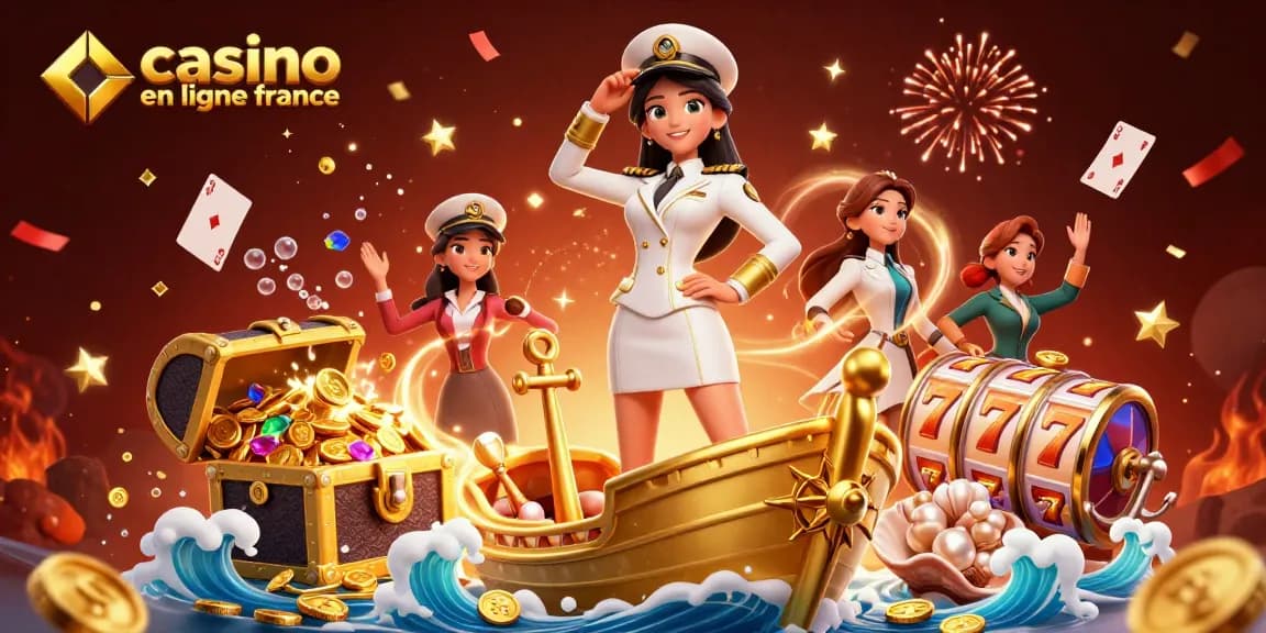 Découvrez l'excitation de casino en ligne France avec des éléments de jeu 3D vibrants et une scène dynamique.