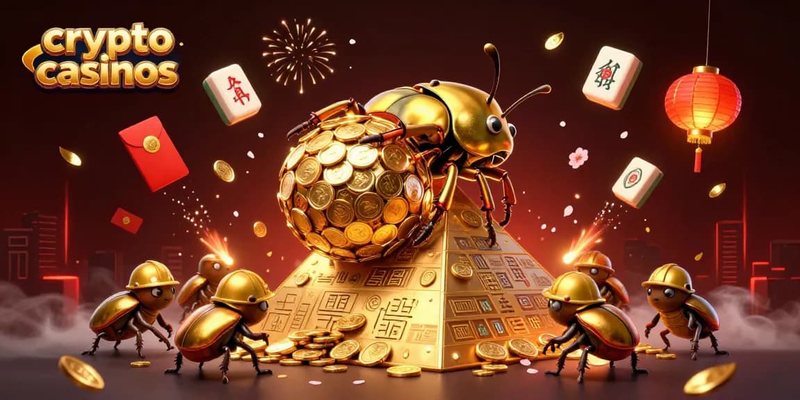 Jouer dans des crypto casinos avec des pièces dorées et des éléments de jeu captivants
