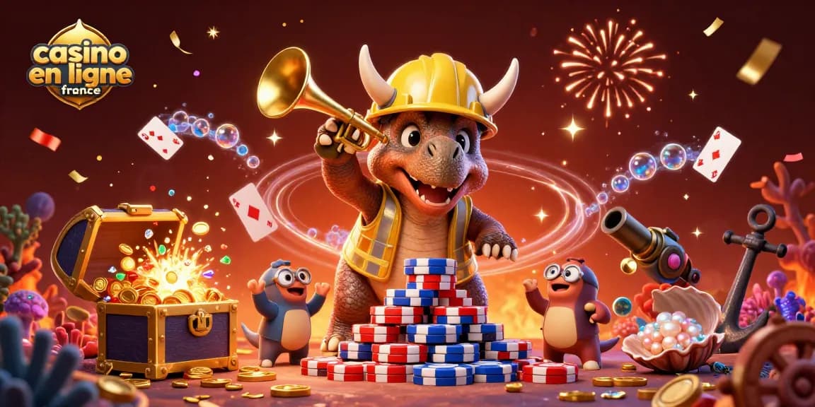 Vivez l'excitation des jeux avec le meilleur casino en ligne France et une ambiance festive pleine de couleurs.