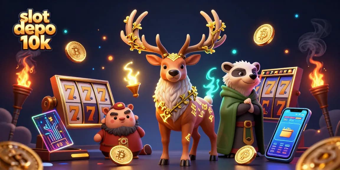 Mainkan slot depo 10k dengan elemen menarik dan karakter magis di dunia kasino.