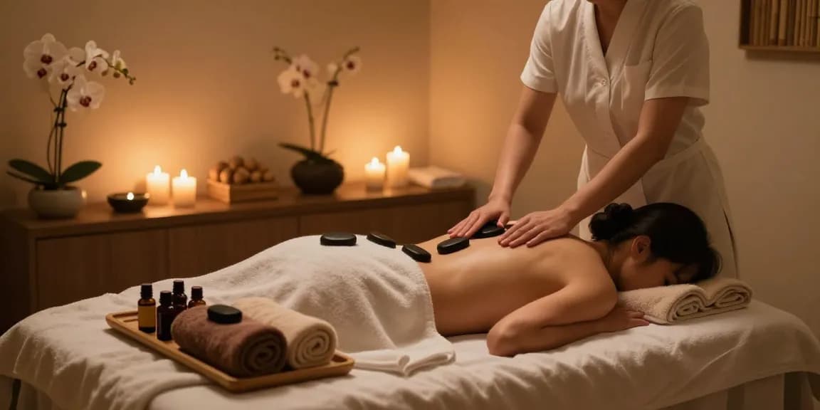 "LUCK8 Spa Treatment: Rejuvenating massage therapy in a serene and luxurious setting."
