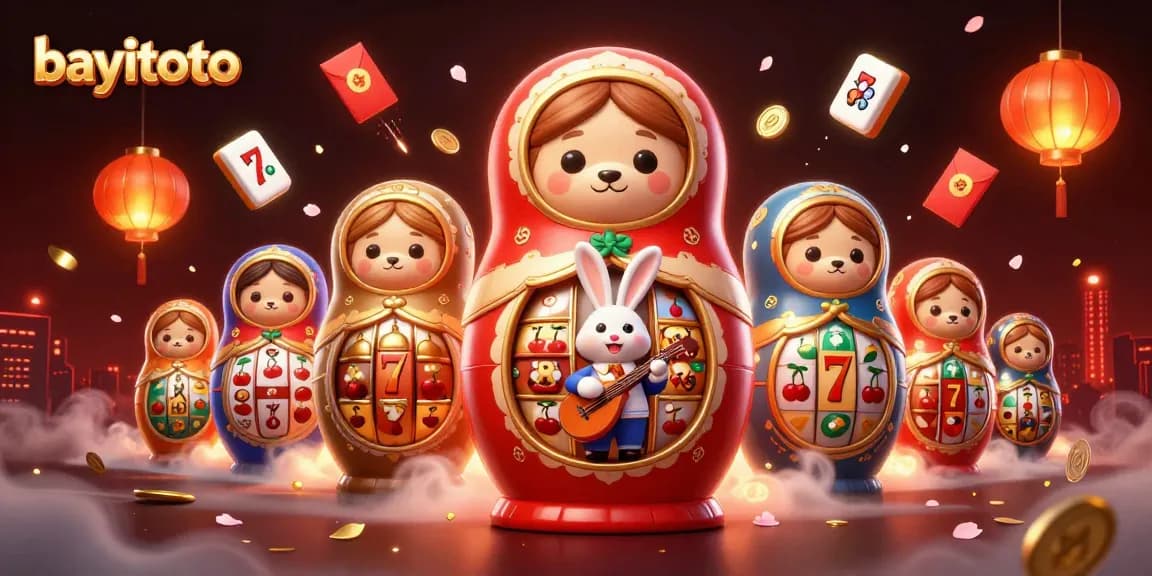 BAYITOTO reveals exciting slot adventure with vibrant cartoon characters and dynamic game elements.