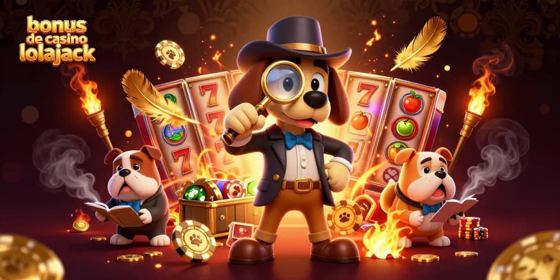 Engage in thrilling action with the bonus de casino lolajack in a vivid casino illustration, featuring dynamic game elements.