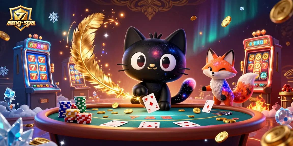 Engage in thrilling action at amg-spa’s cosmic casino with captivating characters and gaming elements.