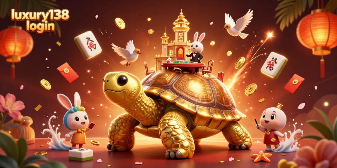 Engage with luxury138 login for an exciting casino experience filled with golden coins, dynamic elements, and vibrant scenes.