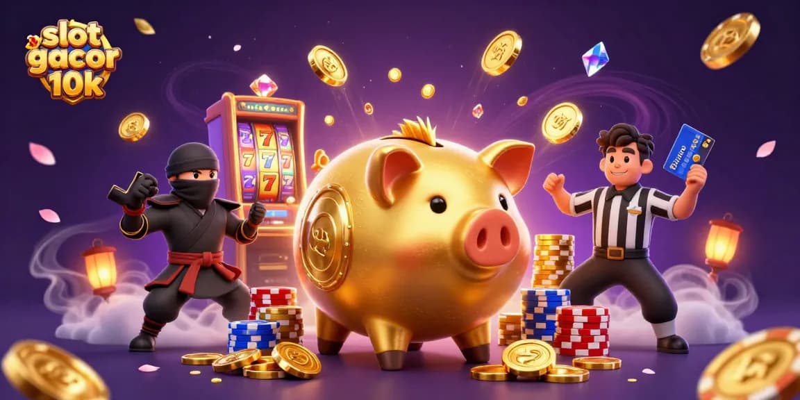 Mainkan slot gacor depo 10k dan menangkan jackpot dengan gaya dalam ilustrasi ini.