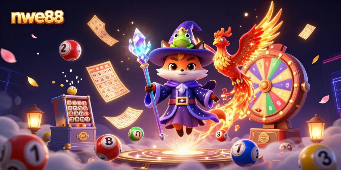 Engage with the vibrant world of nwe88, where mystical characters and lottery games collide!