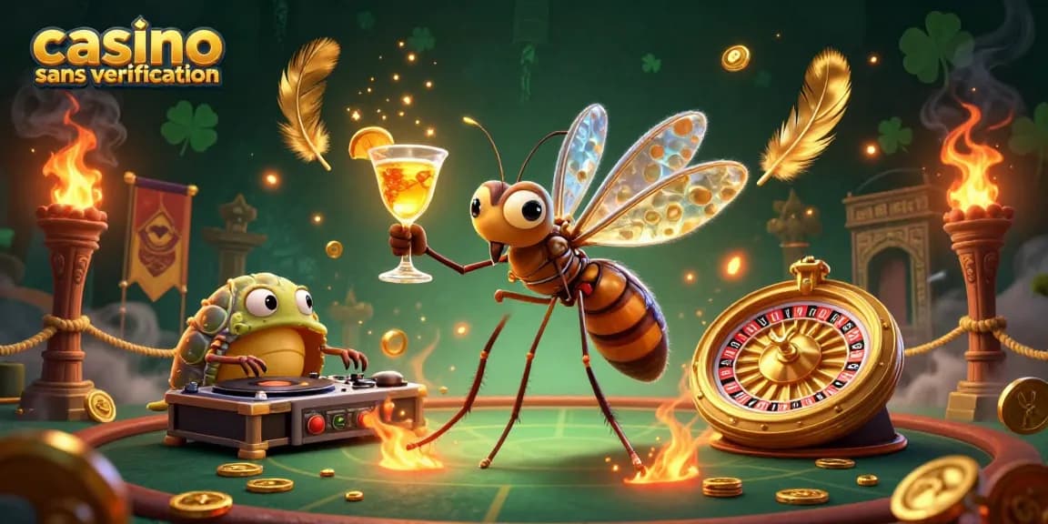 Découvrez des casinos sans vérification avec un insecte préhistorique comme mascotte, jeu animé