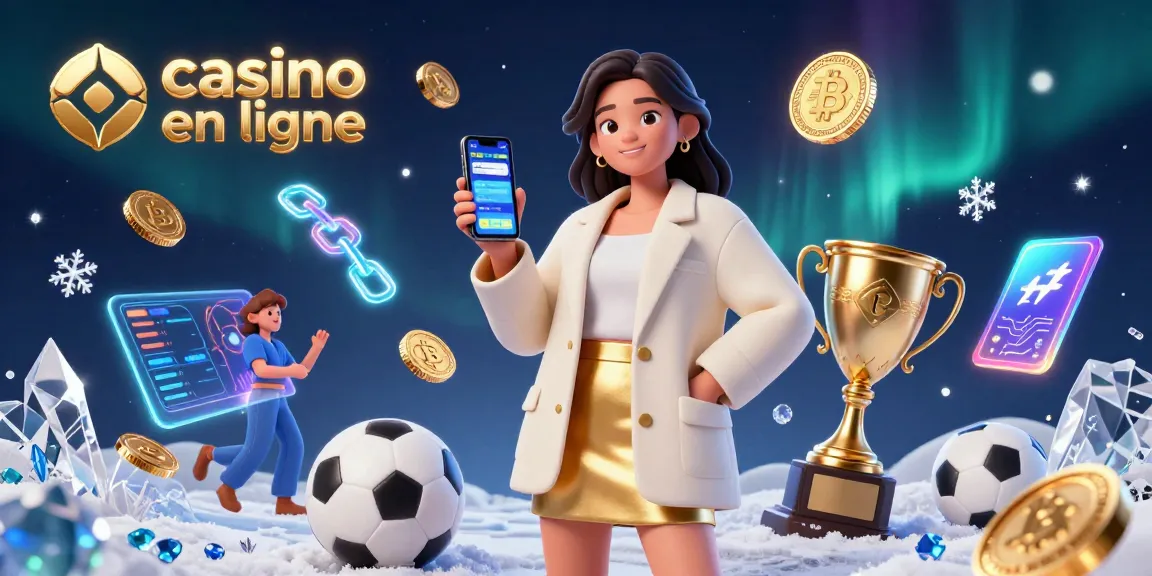 Vivez l'action du casino en ligne avec une femme souriante présentant des paris sportifs sur son smartphone.
