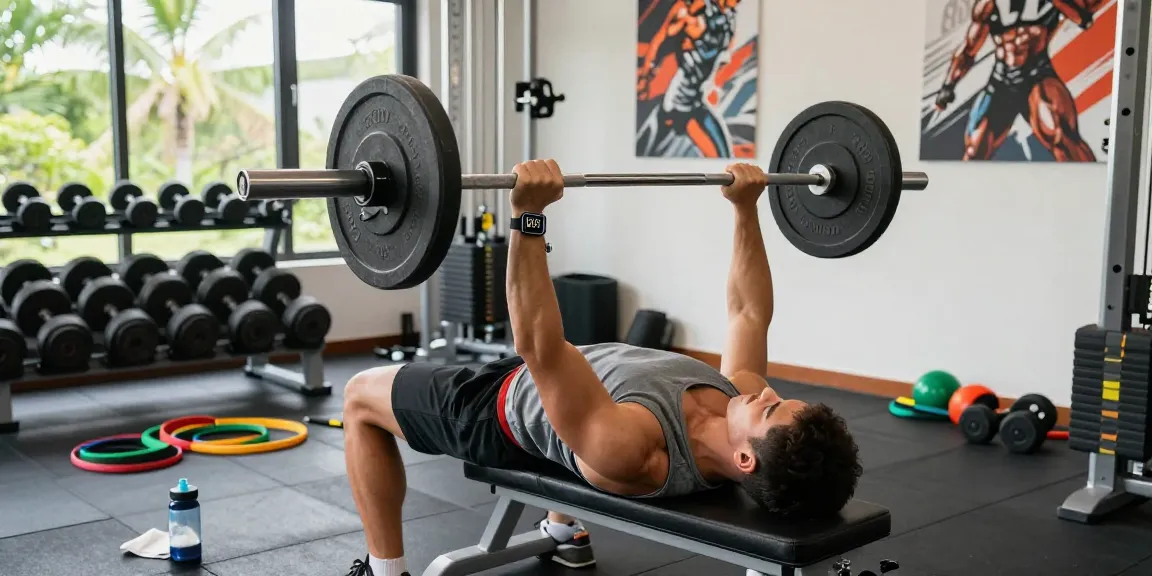 Astera Shop - Athlete training in modern home gym, showcasing dedication to fitness.