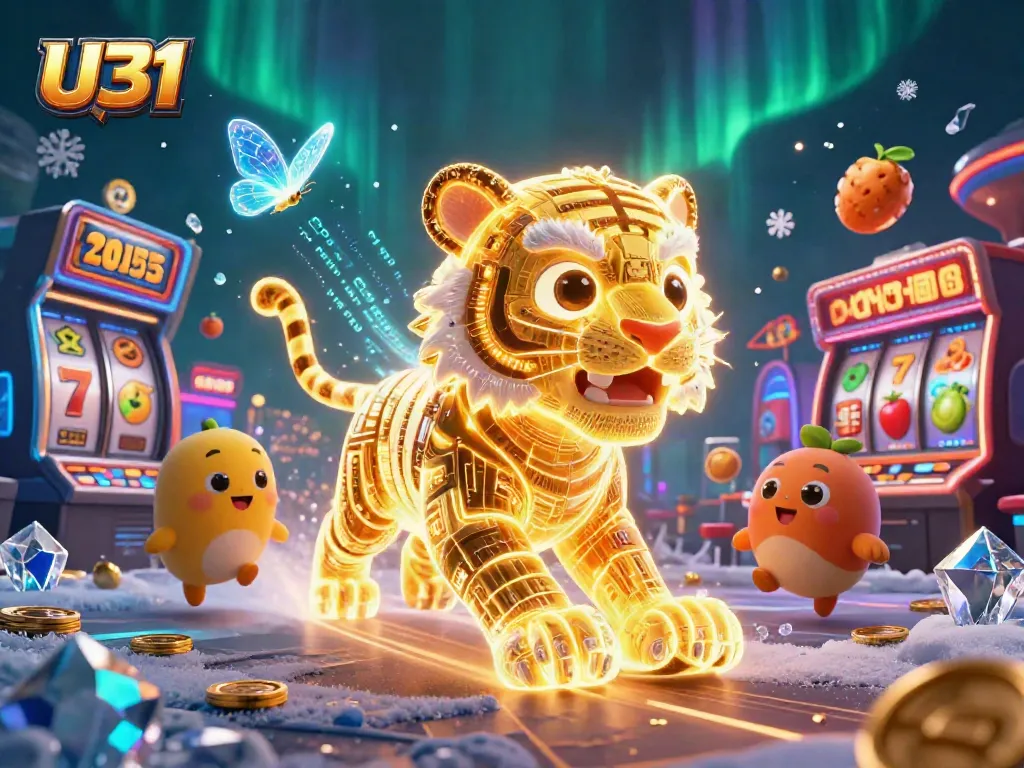 Experience thrilling U31 gameplay with vibrant 3D casino scenes, showcasing immersive slot reels and captivating elements.