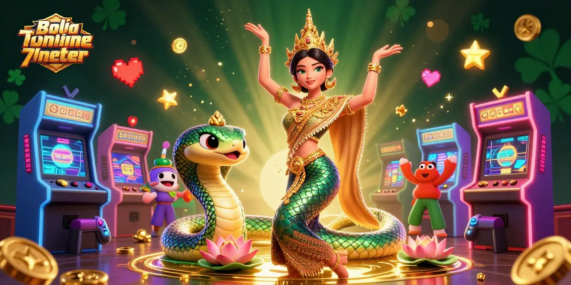 Explore Taruhan Bola Online 7meter with vibrant characters and dynamic game elements in an engaging 3D scene.