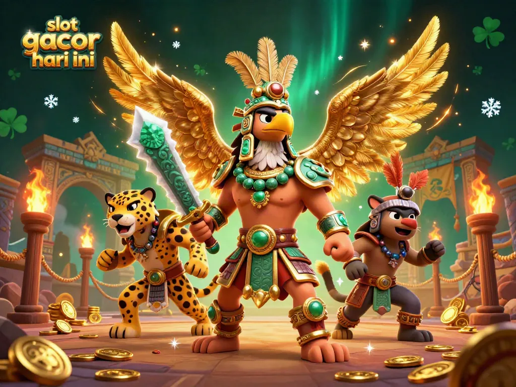 Experience thrilling gameplay with slot gacor hari ini in this vibrant 3D casino scene filled with excitement.
