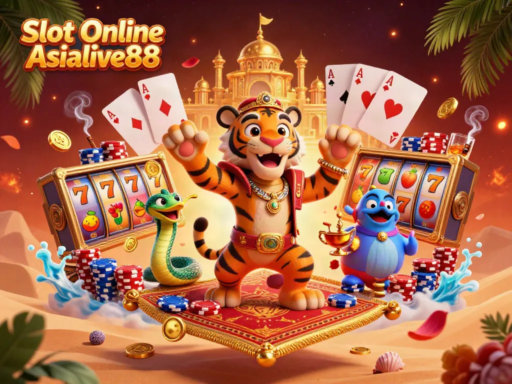 Engage with thrilling slot adventures at Slot Online Asialive88 featuring iconic symbols and vibrant graphics.