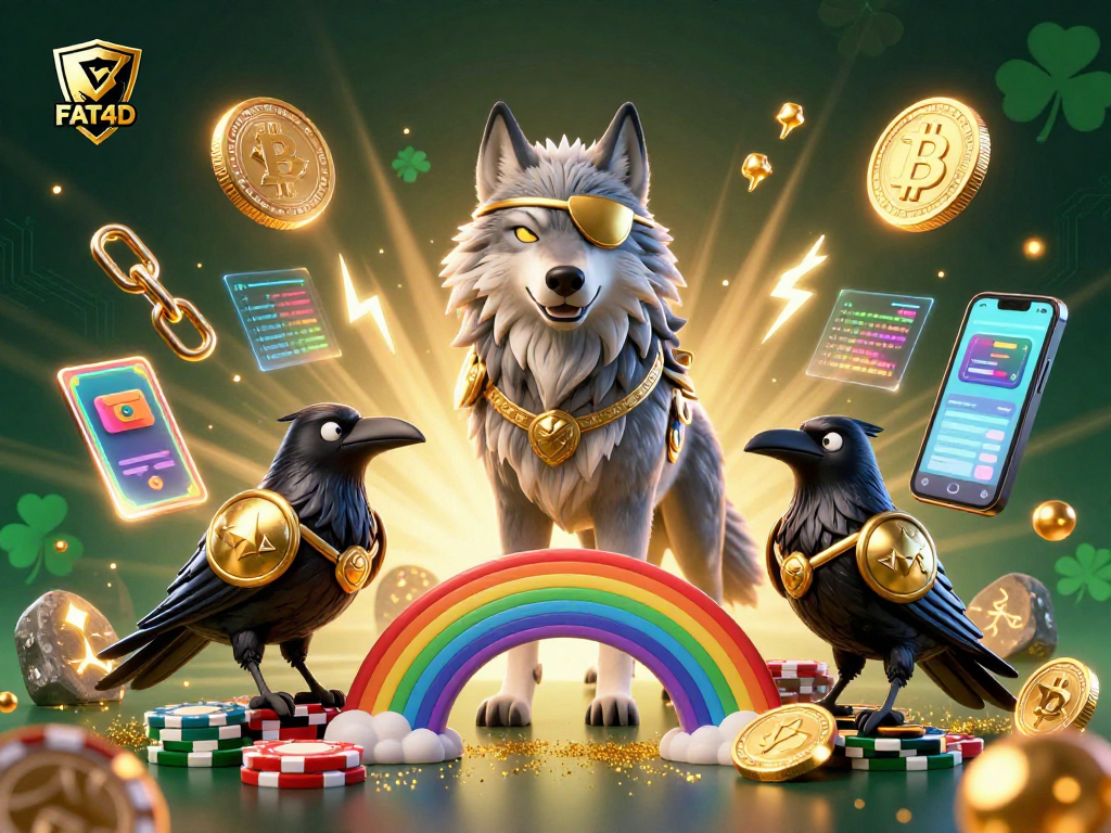 Spin the reels on FAT4D for exciting jackpot chances with colorful symbols and glowing coins!