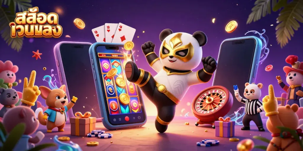เกมสล็อตออนไลน์ สล็อตเว็บตรง พร้อมตัวละครสุดน่ารักในบรรยากาศคาสิโน