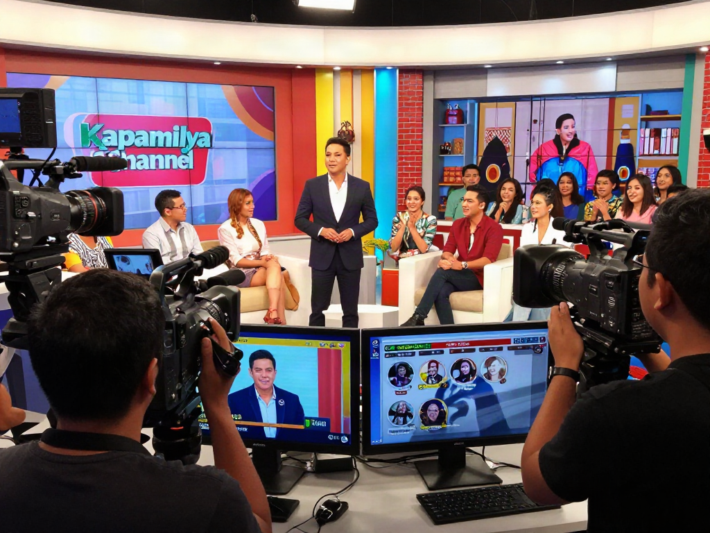 Kapamilya Channel live broadcast scene showcasing audience engagement and vibrant studio setup on kapamilyachannel.com.