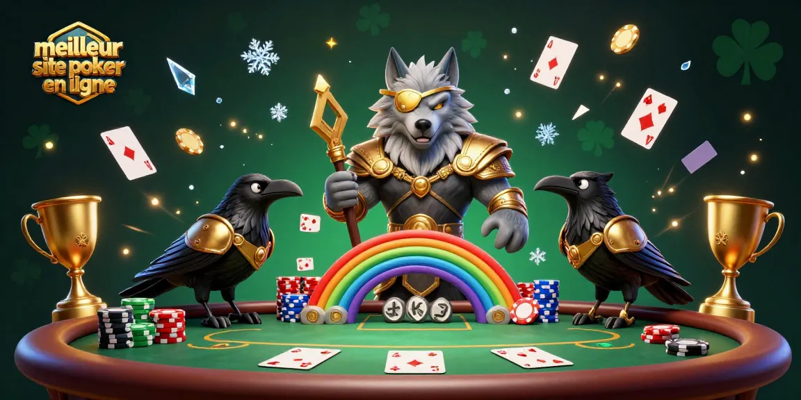 Jouez efficacement au meilleur site de poker en ligne avec des cartes, des jetons et des personnages captivants.
