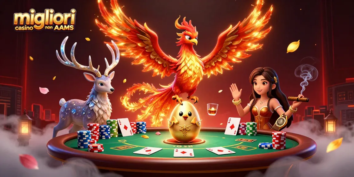 Esplora i migliori casino non AAMS con azione dinamica al poker e elementi mitologici.