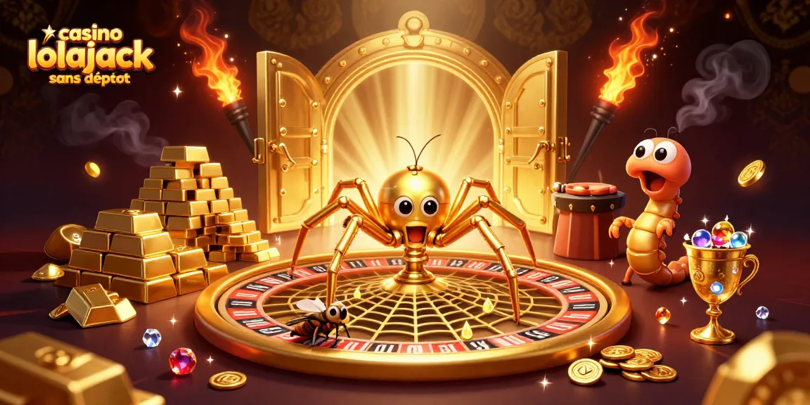 Experience thrilling bets at casino lolajack sans dépôt with vibrant treasures and animated characters.