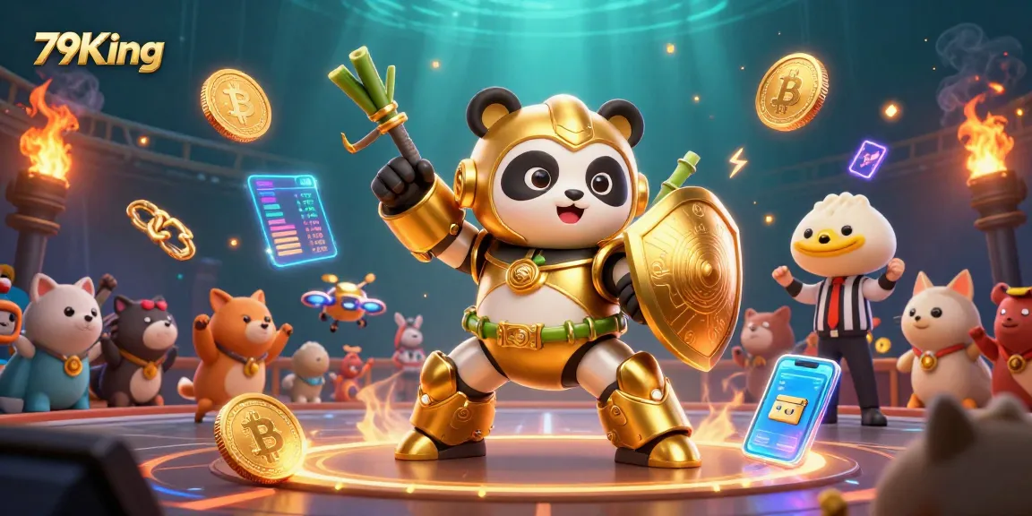 Witness the thrilling action at 79King as the golden panda takes charge in an exciting mech-suit battle.