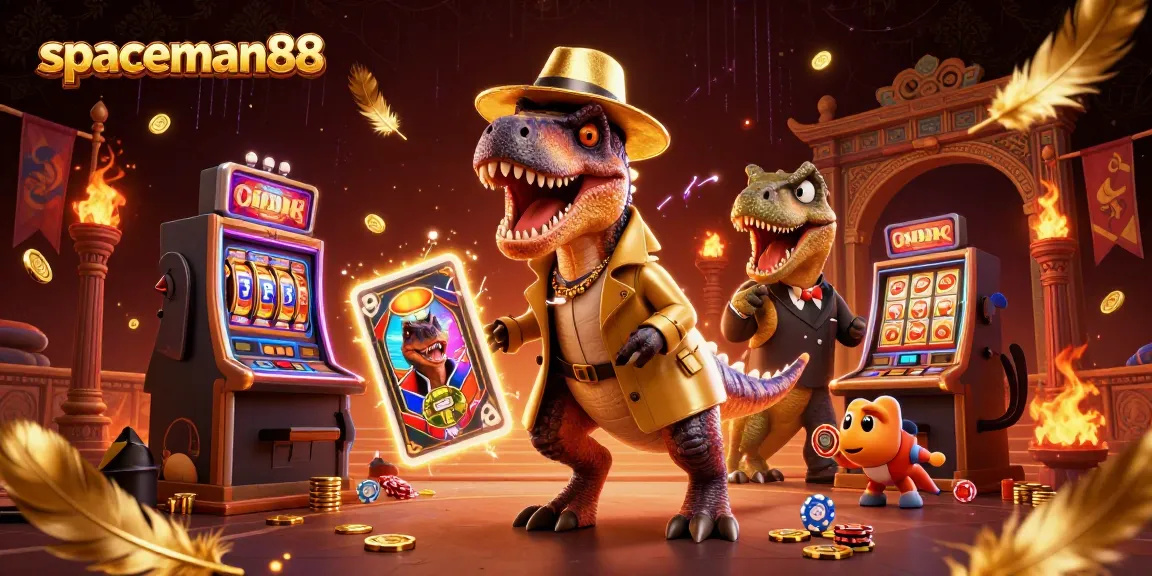 Watch the spaceman88 velociraptor card counter at slot machines while the stegosaurus pit boss keeps watch.