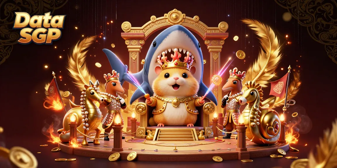 Engage with the exhilarating Data SGP betting scene of the golden hamster king and royal guards.