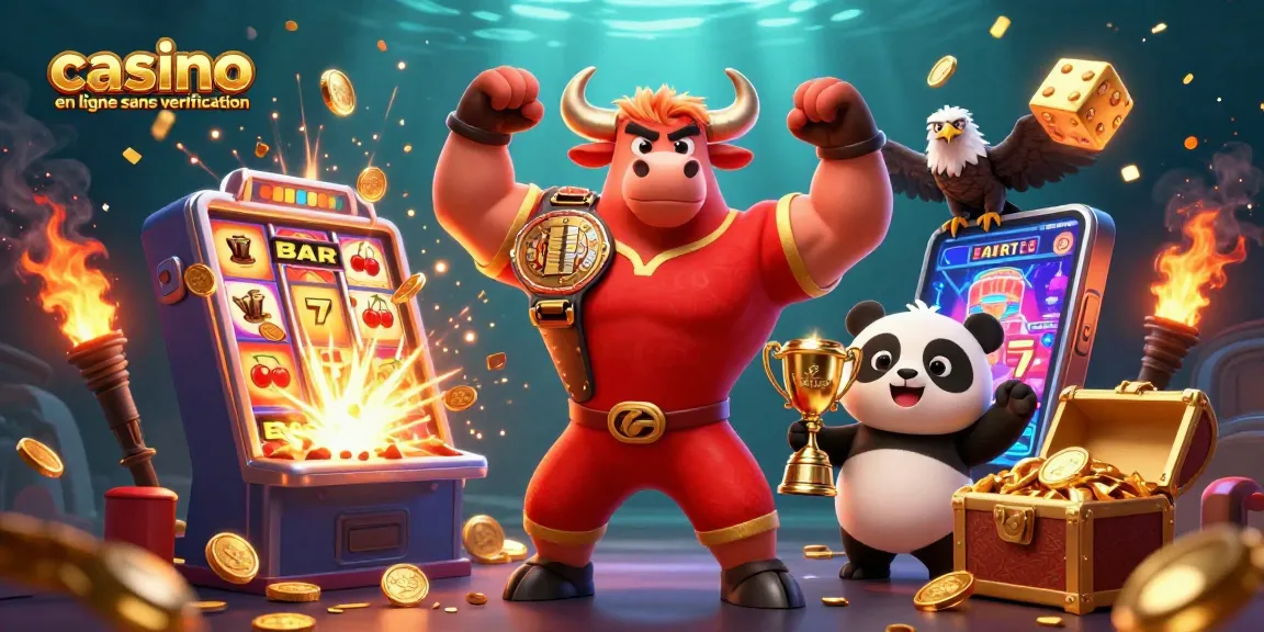 Jouez avec des jackpots dans un casino en ligne sans vérification avec des personnages dynamiques et des éléments de jeu captivants.