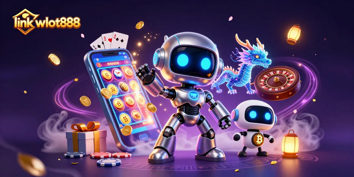Mainkan slot menawan di link wslot888 dengan robot futuristik dan naga holografik.