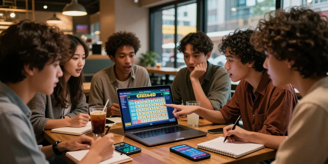 Community engaging with CIKA4D platform for TOTO MACAU updates at a café.