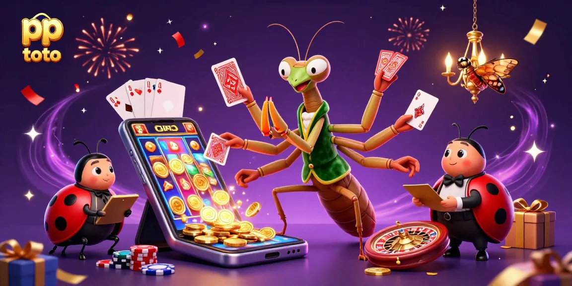 Experience exciting gameplay with pp toto, showcasing vibrant slot action and engaging casino elements.