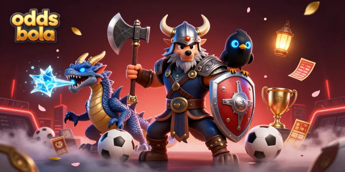 Experience thrilling odds bola action with dynamic sports betting elements featuring cartoon characters.